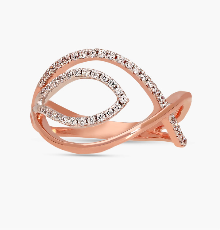 The Pattern Rose Ring